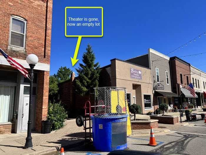 Bliss Theatre - July 9 2022 - Now An Empty Lot (newer photo)